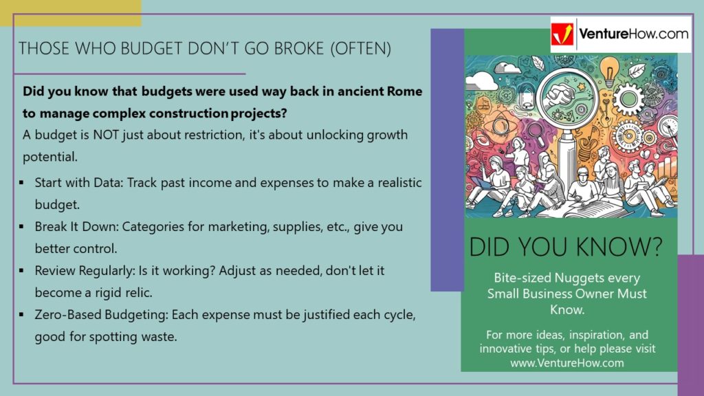 Those who Budget Don’t Go Broke (often)