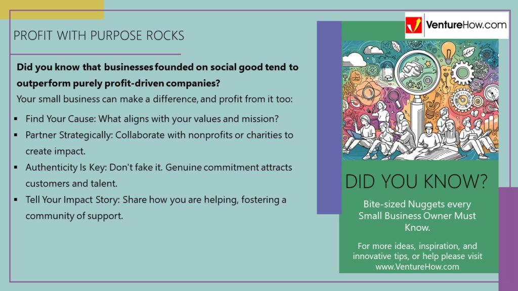 Profit with Purpose Rocks