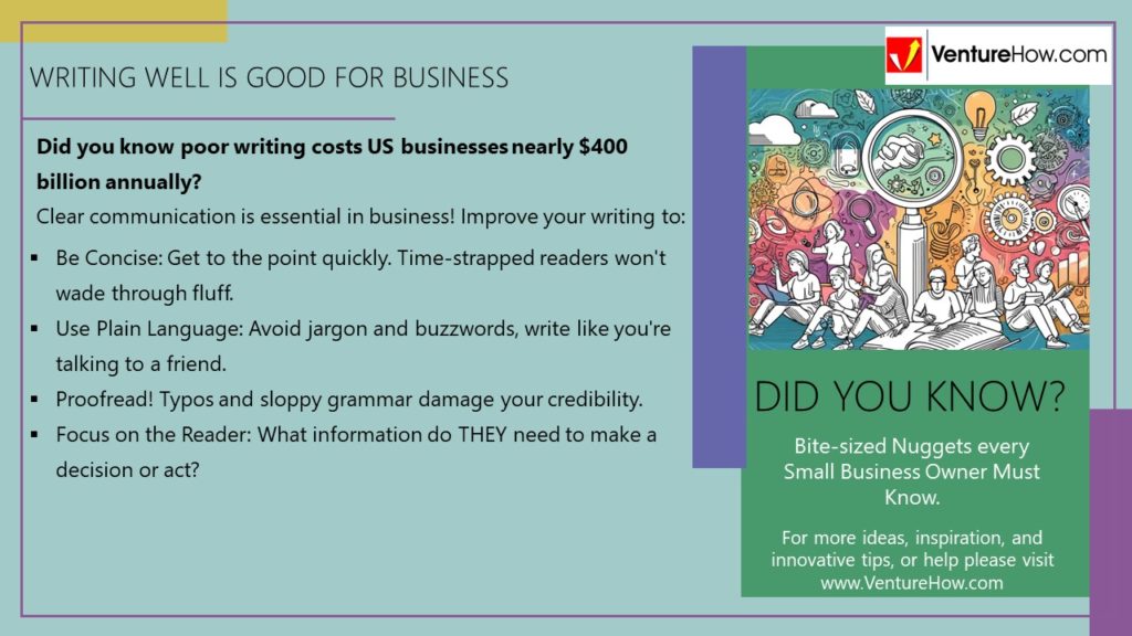 Writing Well Is Good for Business